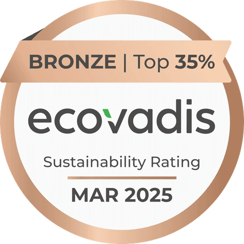 EcoVadis Bronze Sustainability Rating 2025