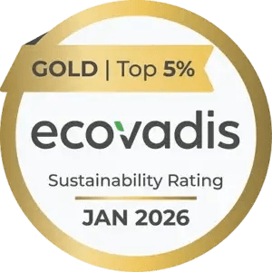 EcoVadis Gold sustainability rating
